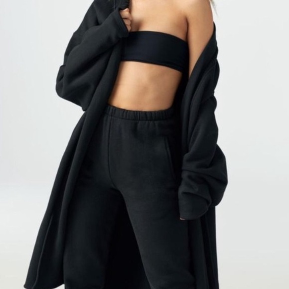 LIKE🆕JOAH BROWN O/S BLACK ETOILE SMOOTH CASHMERE SOFT OVERSIZED CARDIGAN JACKET - Picture 13 of 16